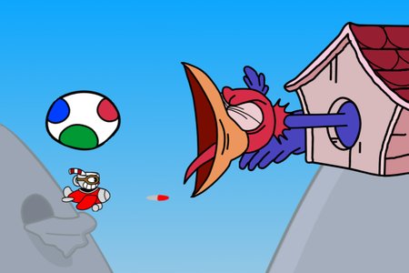 Cuphead: Wally Warbles