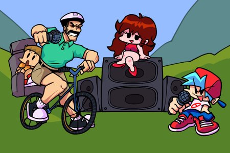 FNF x Happy Wheels ONLINE (Friday Night Funkin')