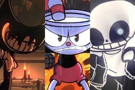 FNF: Indie Cross FULL-WEEK (VS Cuphead, Sans & Bendy)