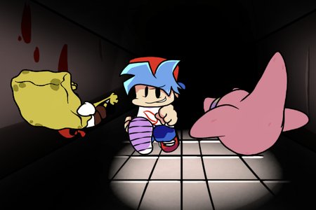 FNF: Mistful Crimson Morning (Squidward Creepypasta)