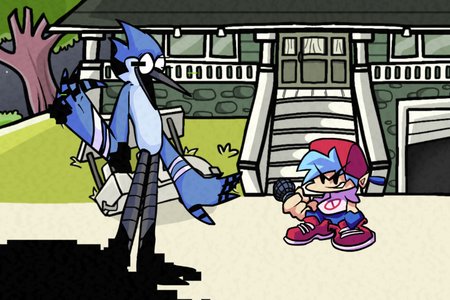 FNF VS CN Takeover's Mordecai: No More Woah