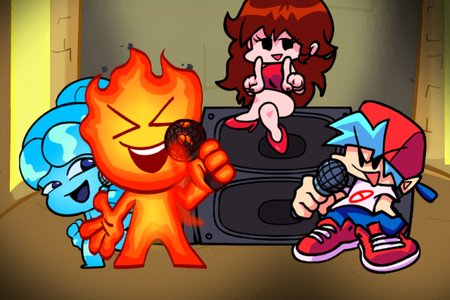 FNF VS Fireboy & Watergirl w/ WEEK 2 (Friday Night Funkin')