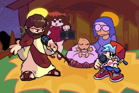 FNF VS Jesus Christ: Funked Birth