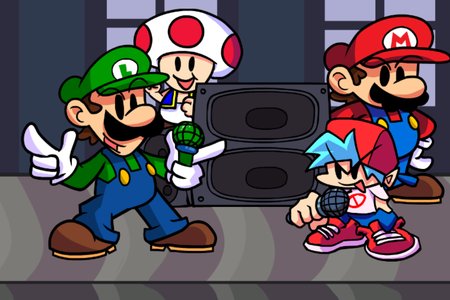 FNF VS Mario Rebooted v2 (Friday Night Funkin')