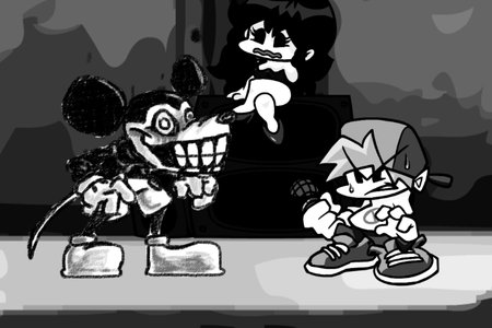 FNF VS Mouse.avi: Deathly Happy