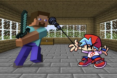 FNF VS Steve from Minecraft 1.5