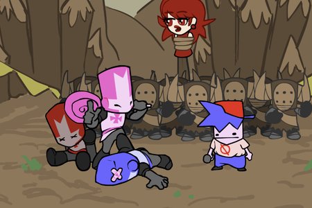 FNF x Castle Crashers: Crashing