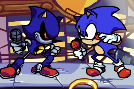 FNF x Sonic CD (VS Metal Sonic)
