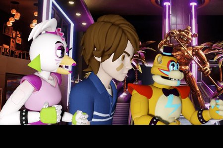 FNF Zanta But It's FNAF Security Breach