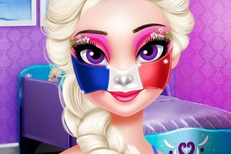 Frozen Queen: World Cup Face Art