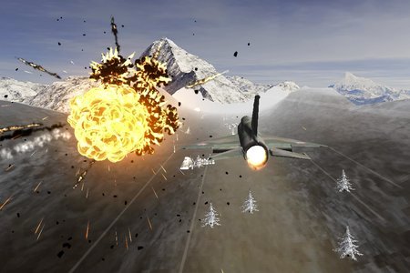 Jet Fighter Airplane Racing