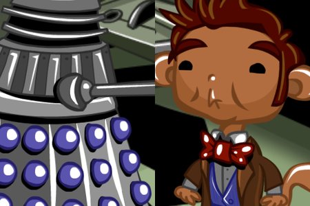 Monkey GO Happy 946: Doctor Who and Daleks