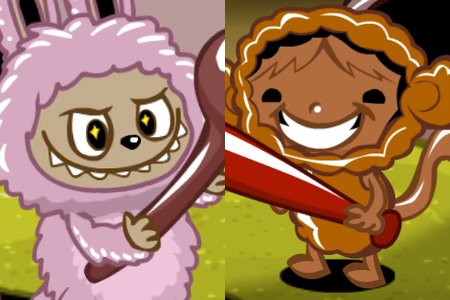 Monkey GO Happy 968: Labubus VS Monkeys