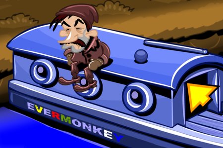 Monkey GO Happy: Stage 515 — Ship Stuck in Canal