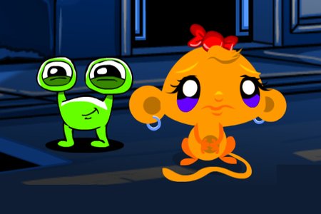 Monkey GO Happy: Stage 527 — Abuba the Alien
