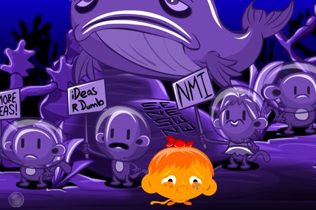 Monkey GO Happy: Stage 551 — Monkeys Protesting