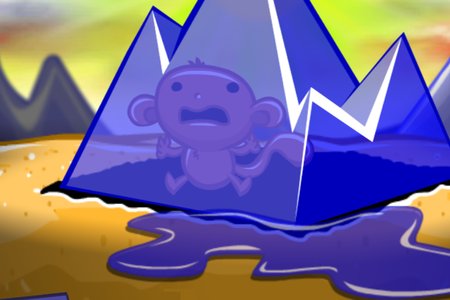 Monkey GO Happy: Stage 563 — Monkeys on Glaciers