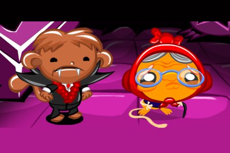 Monkey GO Happy: Stage 575 — Monkeys Go Halloween