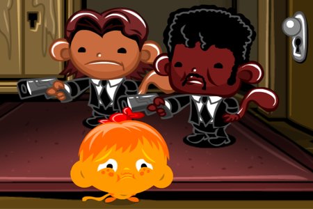 Monkey GO Happy: Stage 585 — Squid Game + Pulp Fiction