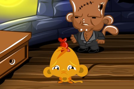 Monkey GO Happy: Stage 603 — Frankenstein's Monkey