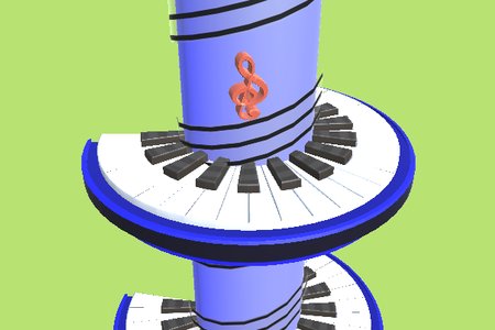 Piano Helix Jump