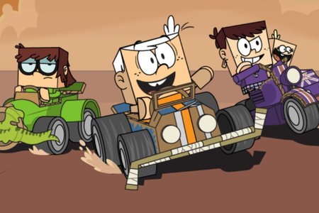 The Loud House: Extreme Cardboard Racing
