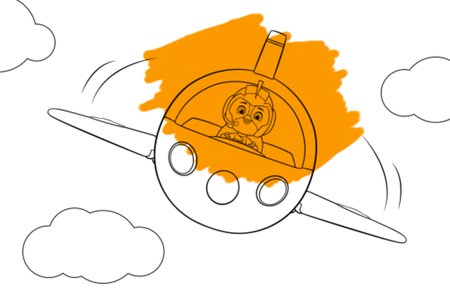 Top Wing: Color the Cadets